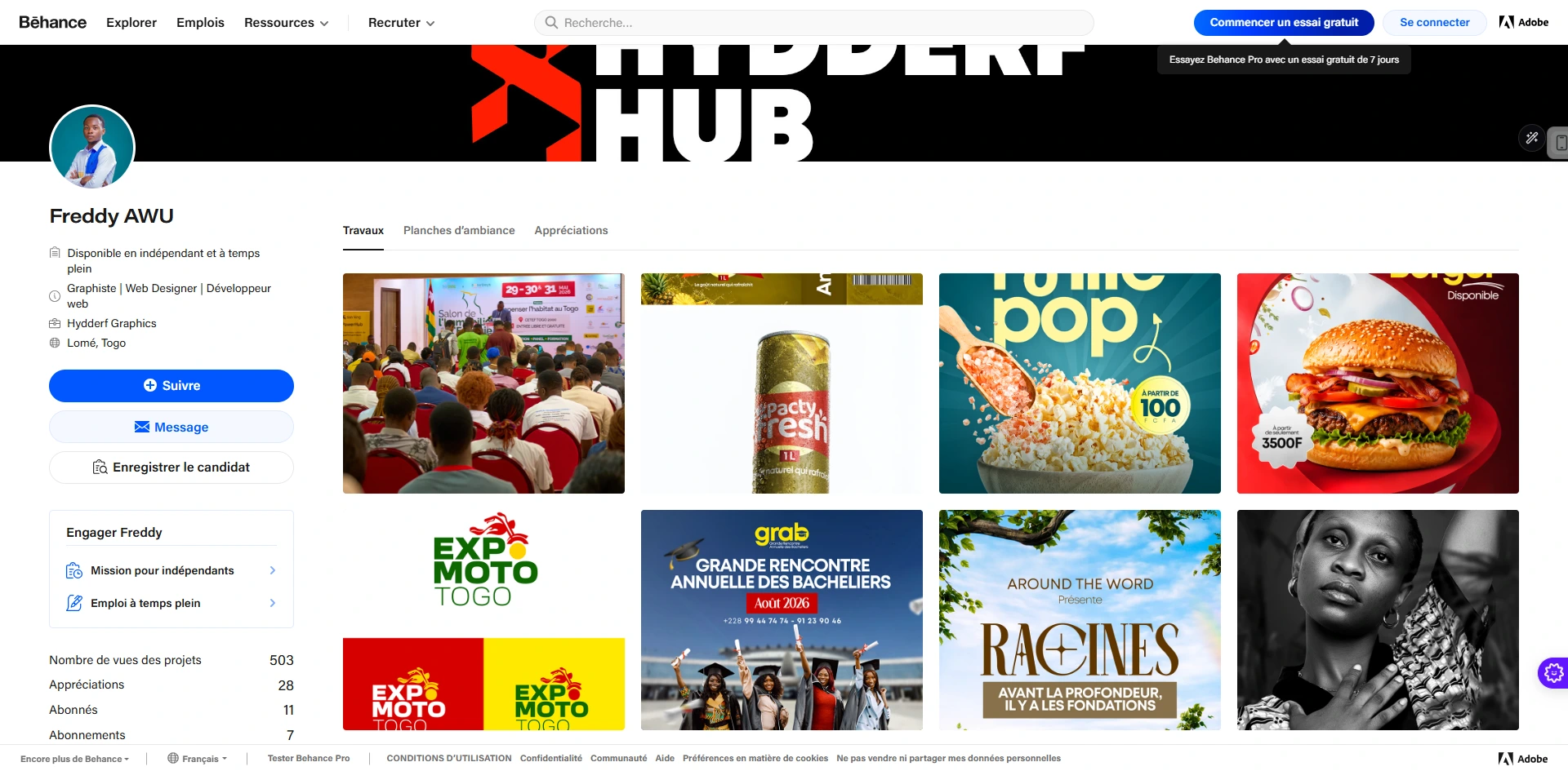 Hydderf Design Studio - Identité de marque sur Behance